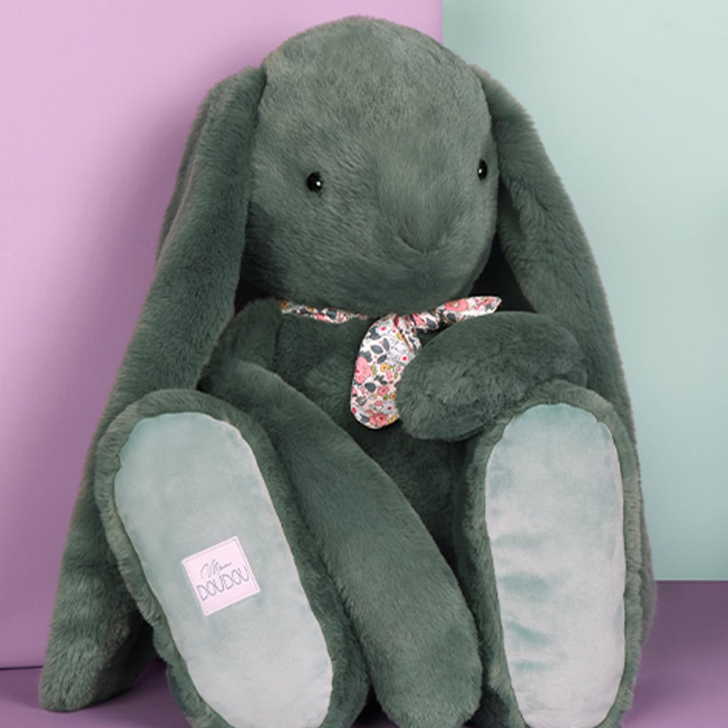 Blomsterkanin i Grøn (50 cm) fra Doudou et Compagnie