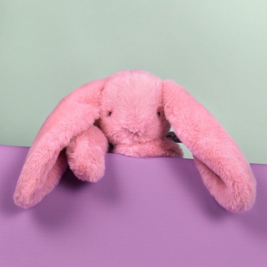 Blomsterkanin i Rosa (35 cm) fra Doudou et Compagnie