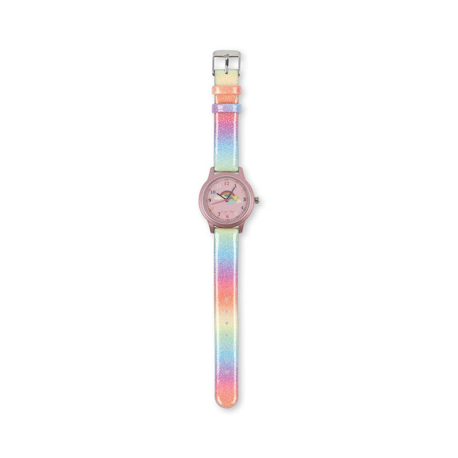 Børne Armbåndsur i Rainbow Glitter