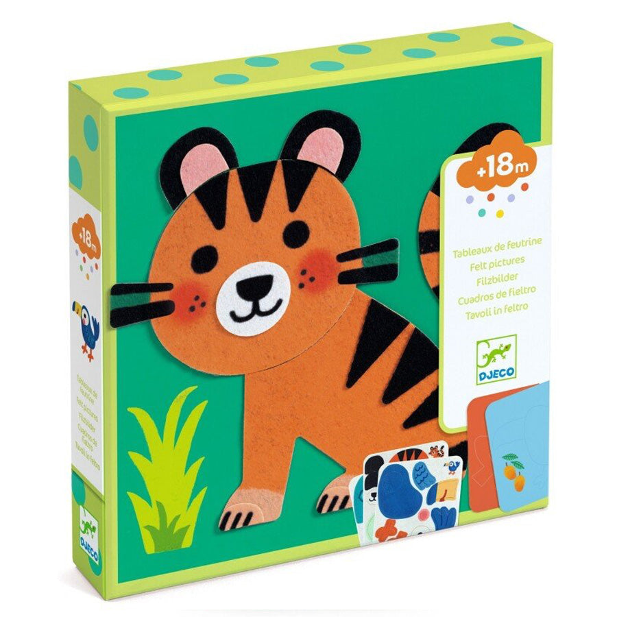 Collage Filt med Søde Dyr