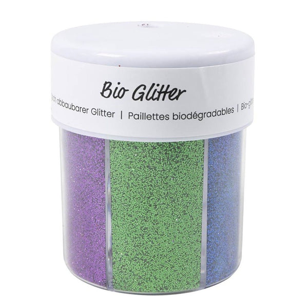 Creativ Company Bio-Glimmer, 6 Afdæmpede Farver