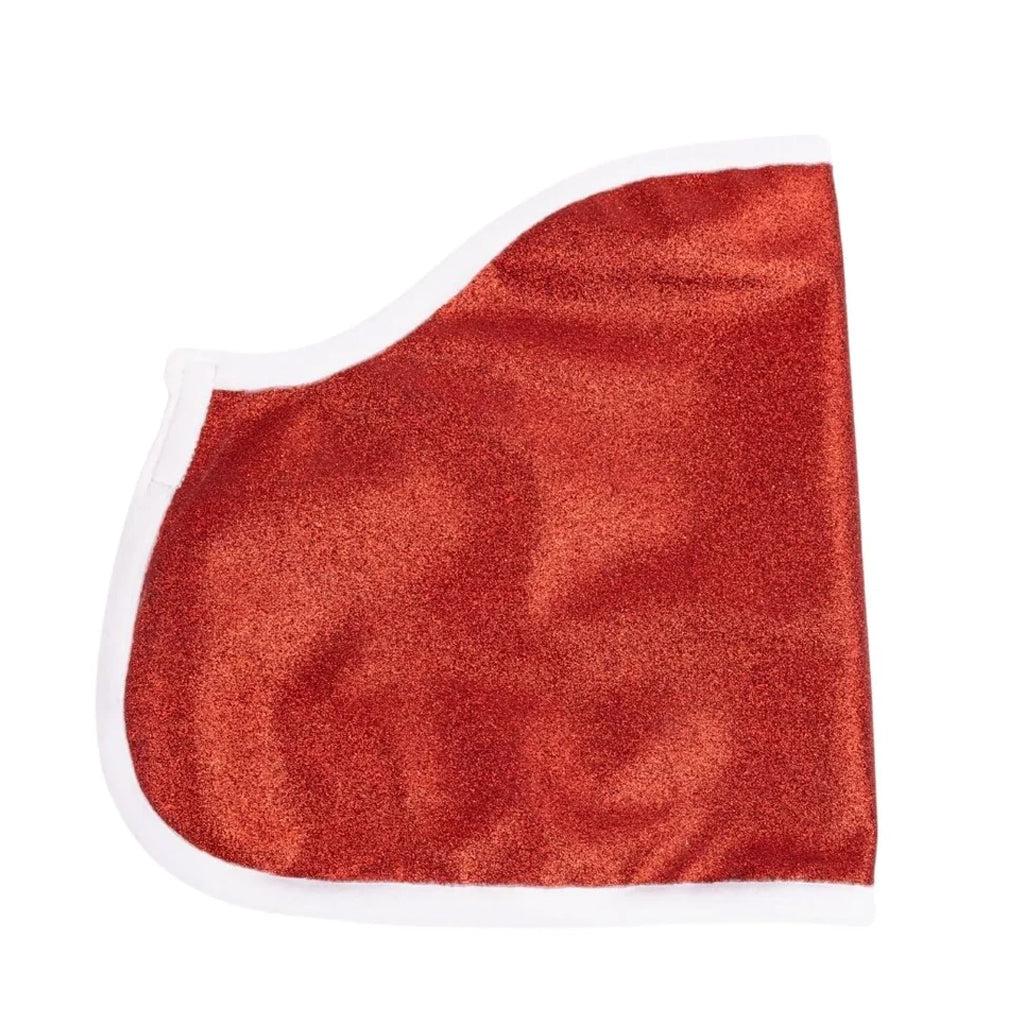 Dækken med Rød Glitter