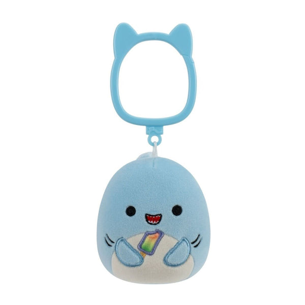 Den Blå Haj Rey med Clip-on (9 cm)