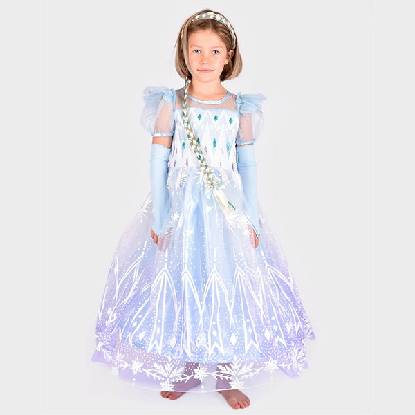 Den Goda Fen isprinsessekjole med fletning