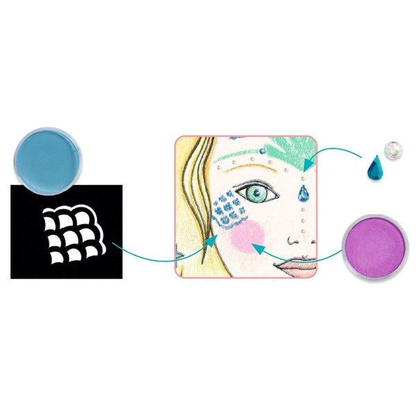 Djeco Ansigtsmaling - Perler