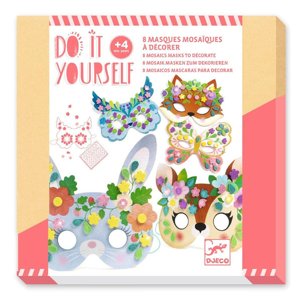 Djeco DIY Ansigtsmasker - Skovens Dyr