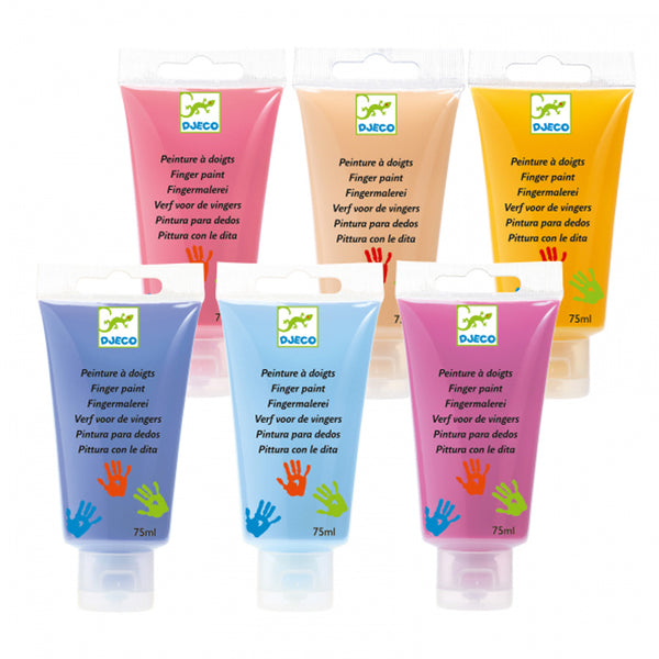 Fingermaling i Pastelfarver