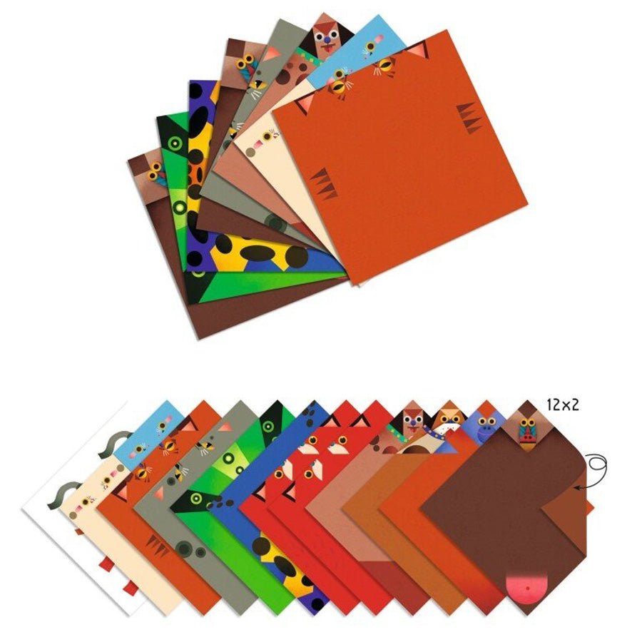 Origami "Hoppende Dyr"