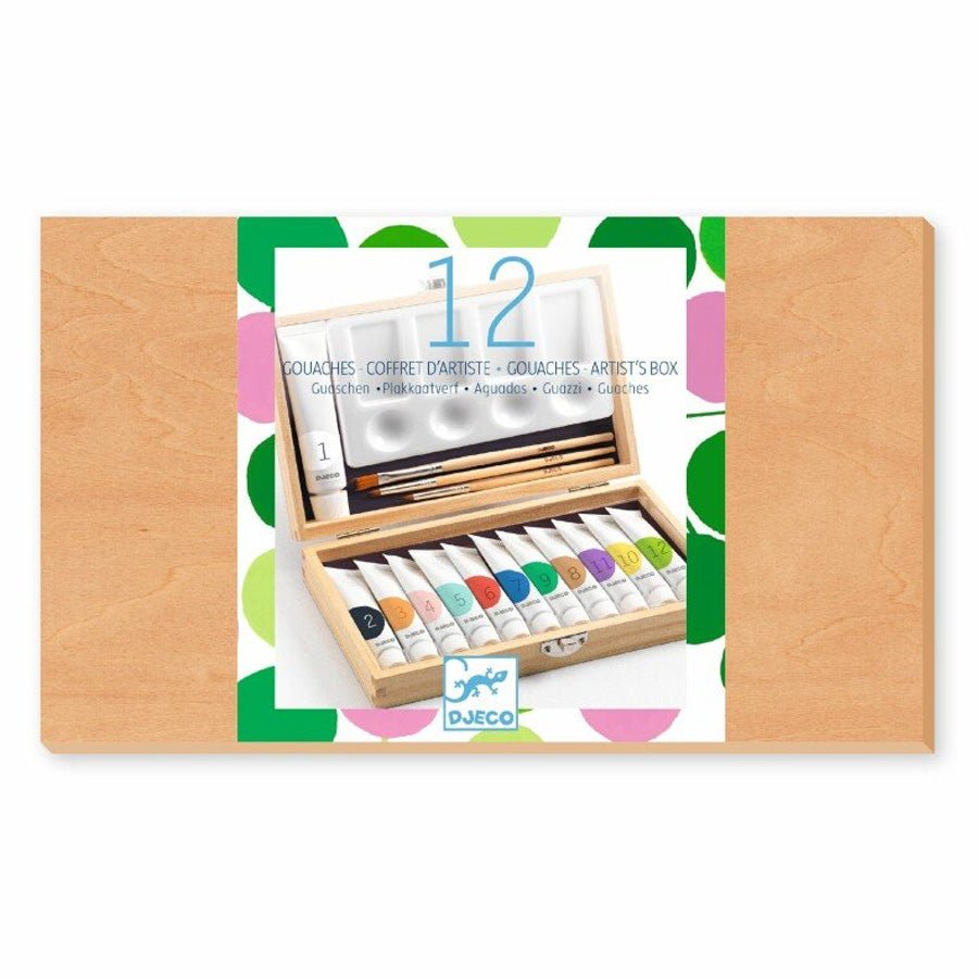 Kunstner Boks med Gouaches (12 stk)