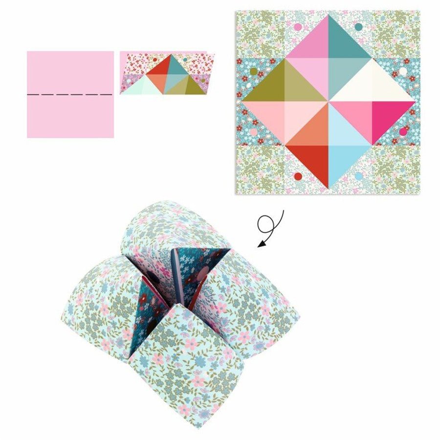 Origami "Nip - Nappere i Lyse Farver"