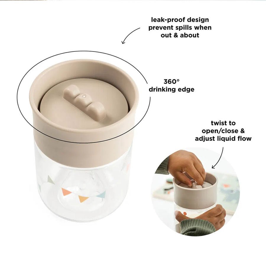 Done by Deer 360 Grader Lærekop, Celebration Sand