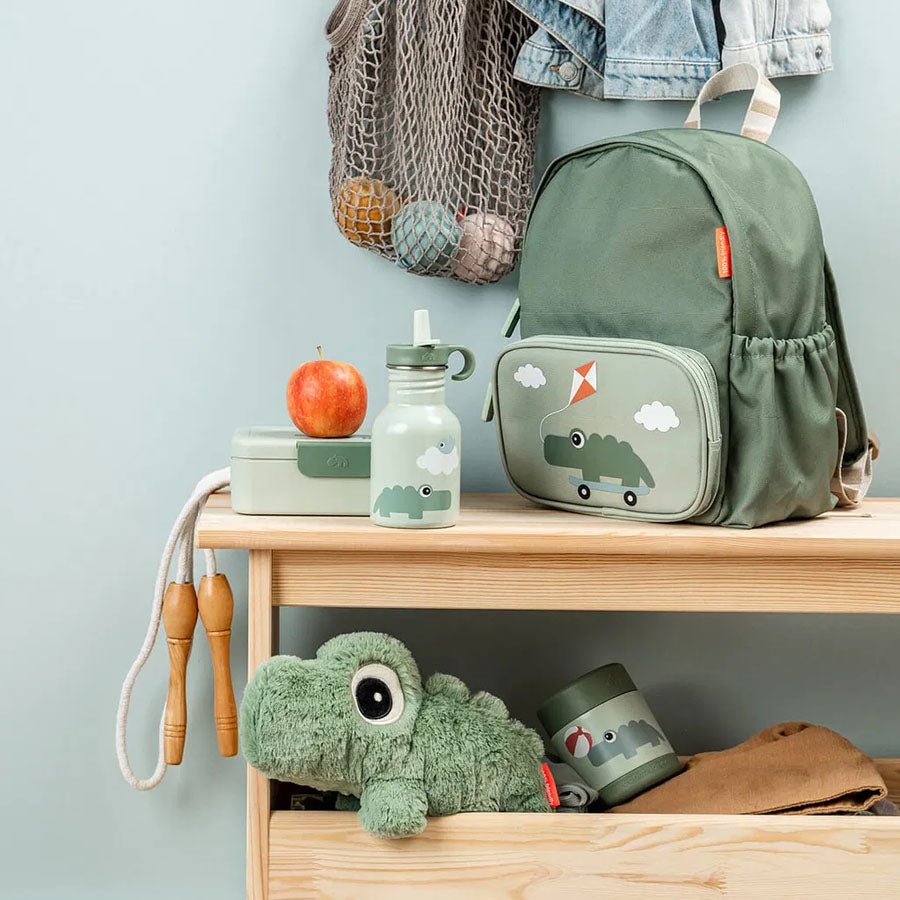 Done by Deer Drikkeflaske I Rustfrit Stål 350 ML, Playground Grøn