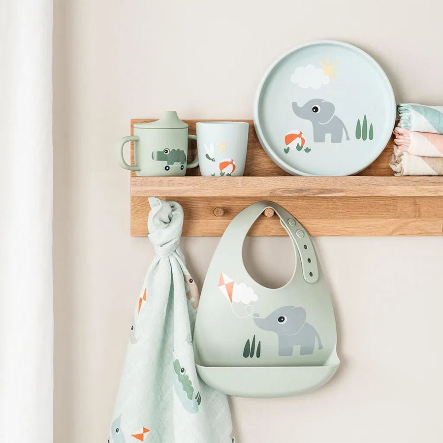 Done by Deer Lille Silikone Kop, Playground Blue