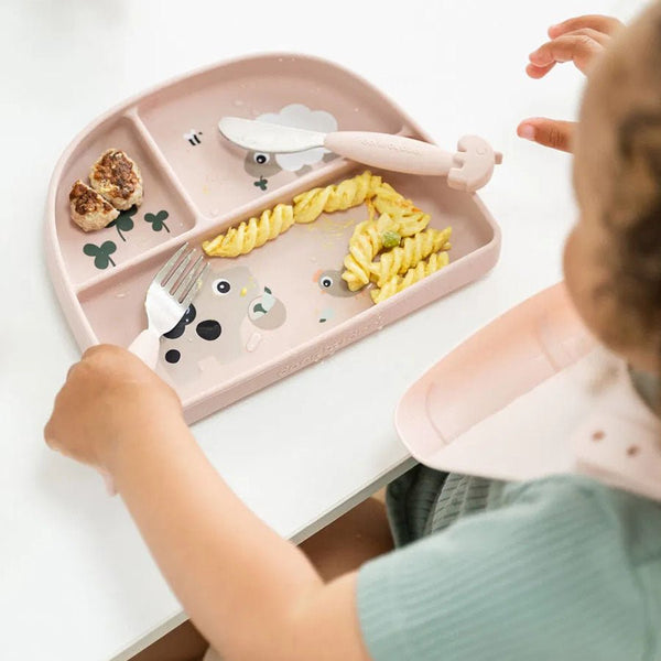 Done by Deer Stick & Stay Rumopdelt Tallerken, Tiny Farm Powder