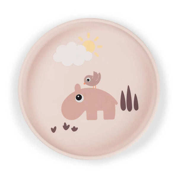 Done by Deer Silikone Stick & Stay Tallerken, Playground Powder