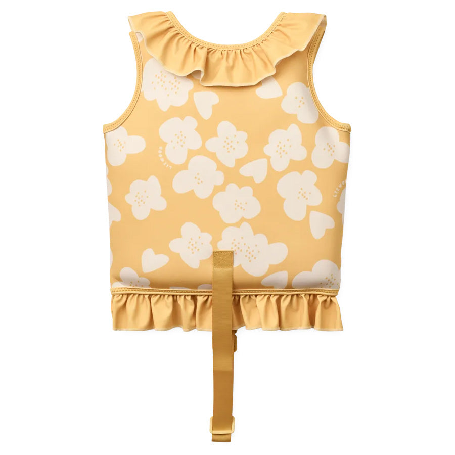 Dove Svømmevest med Flæse i Flower