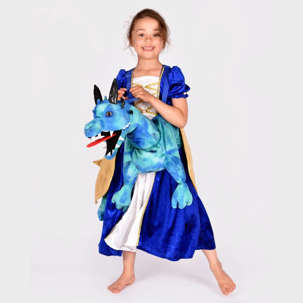 Drage Ride-On Kostume I Blå