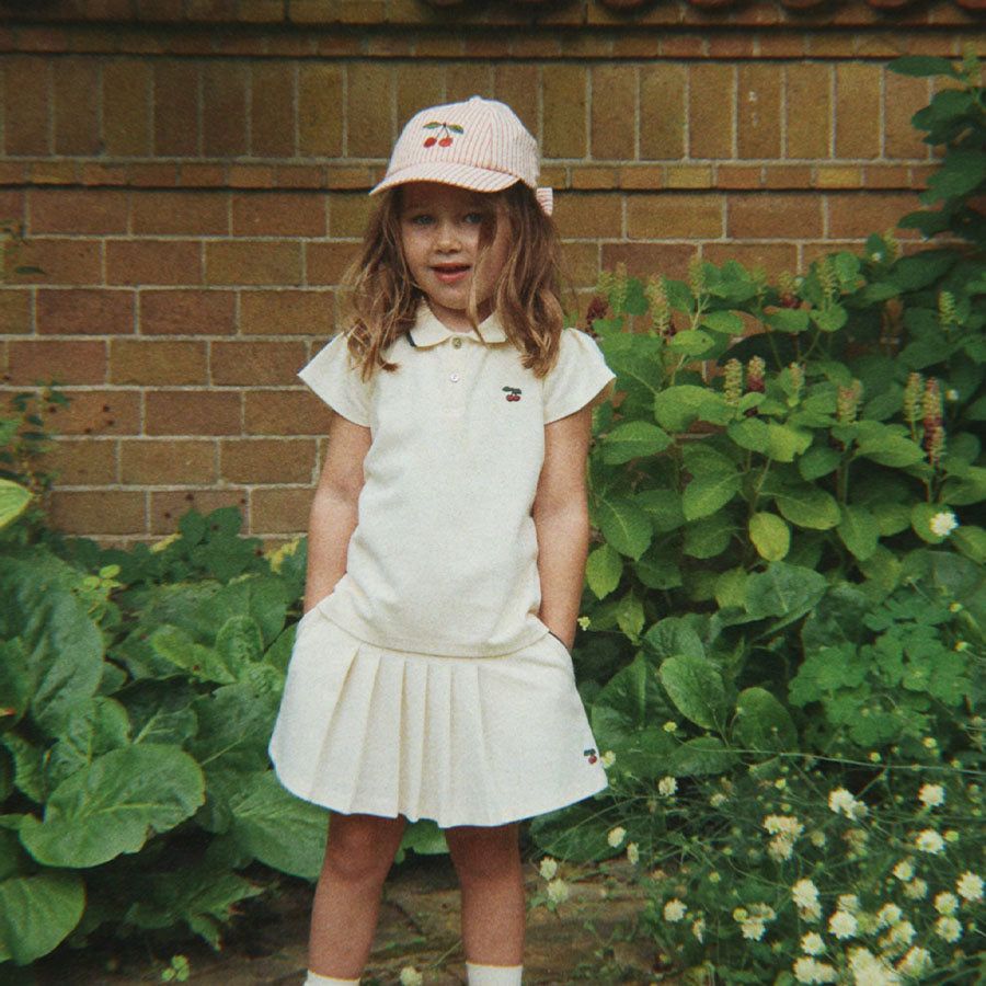 Ellie Kasket med Sløjfe i Amour Stripe