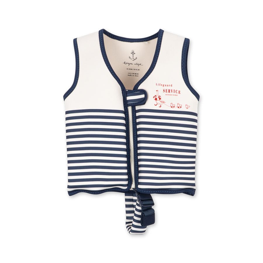 Ellis Svømme Vest i Marin Stripe