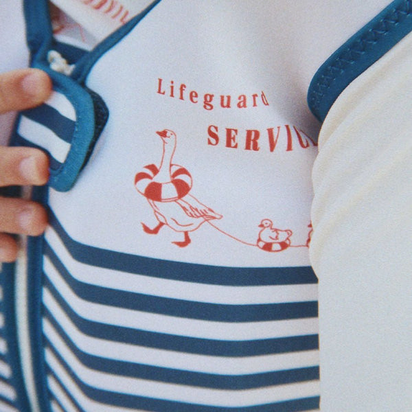 Ellis Svømme Vest i Marin Stripe