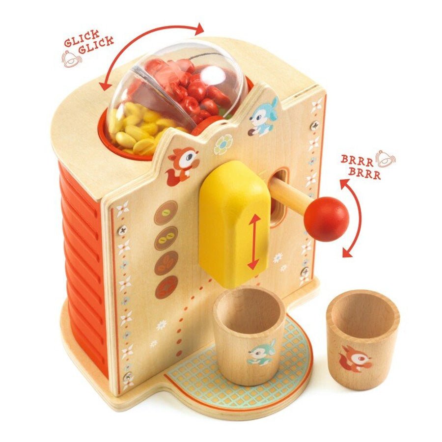 Espressomaskine i Træ