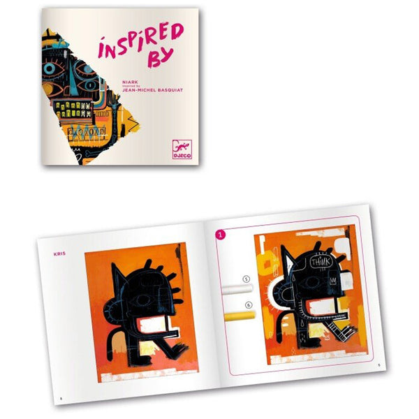 Farvelægning Inspired by Jean-Michel Basquiat