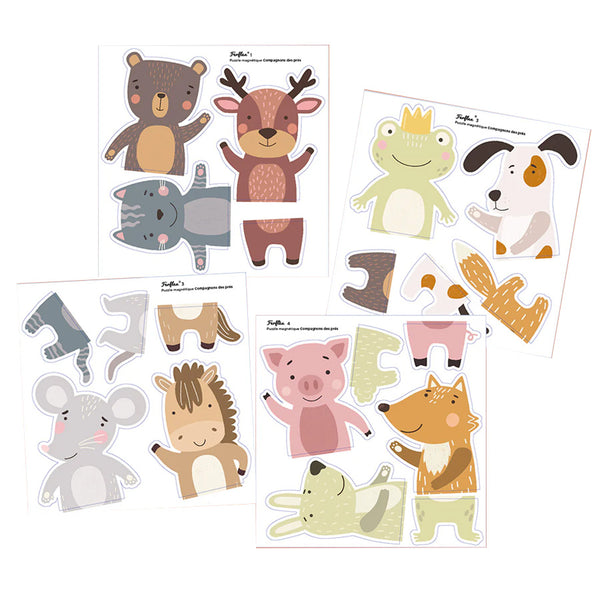 Magnetisk Puslespil Dyr "Animal Safari"