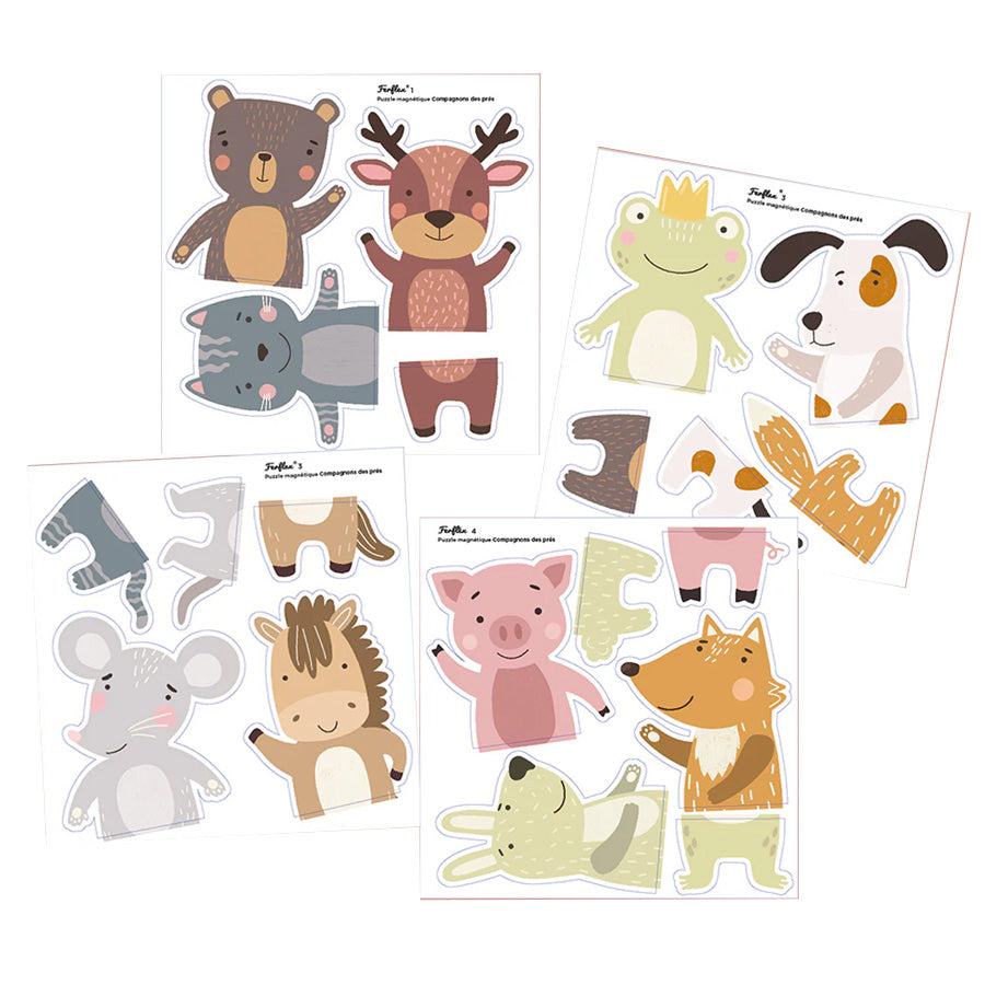 Magnetisk Puslespil Dyr "Animal Safari"