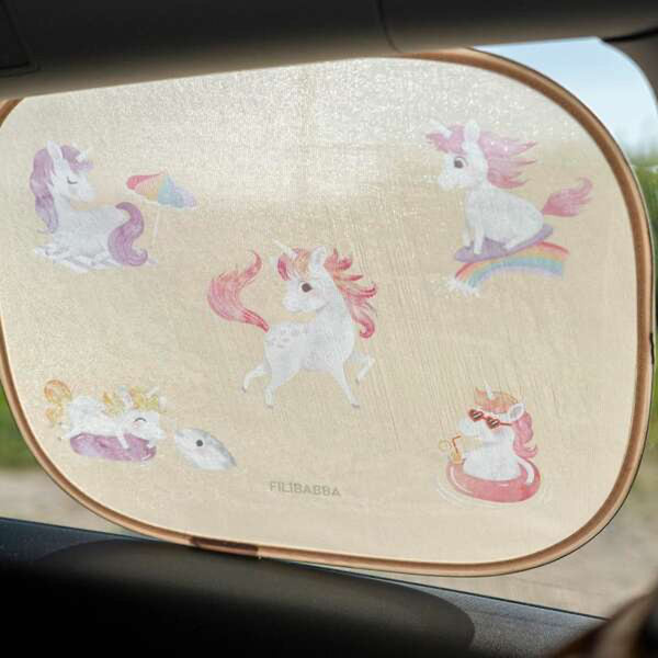 2-Pak Solskærme Til Bilen i Unicorn Shores