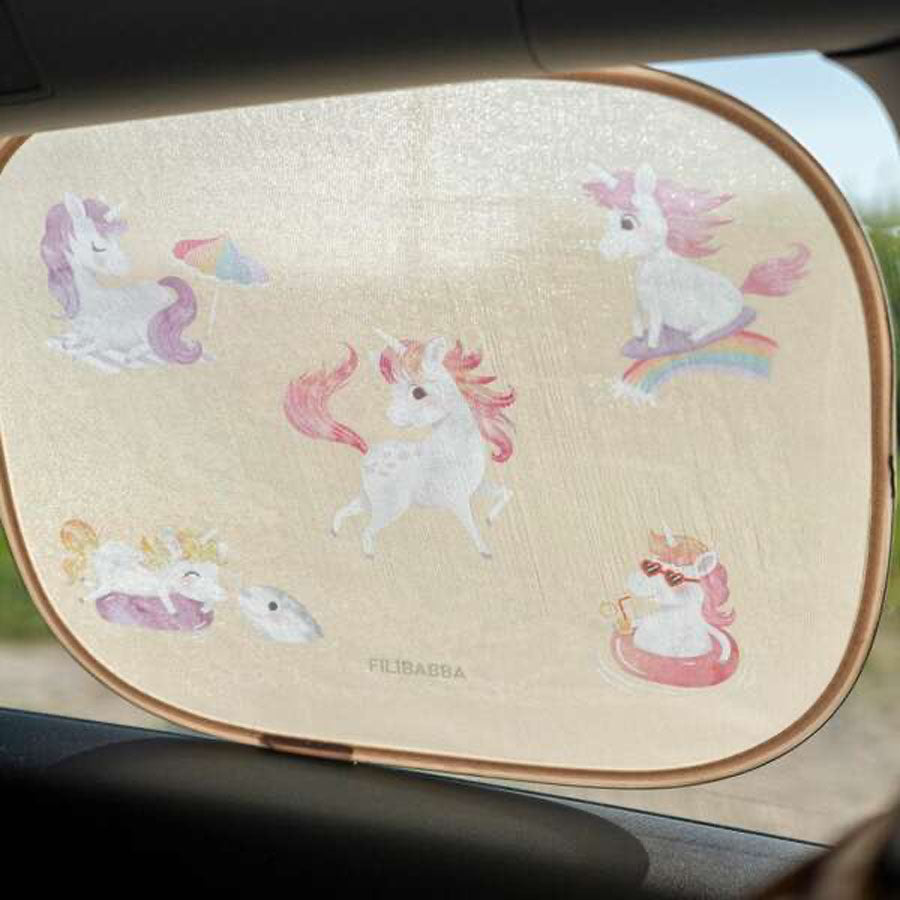 2-Pak Solskærme Til Bilen i Unicorn Shores