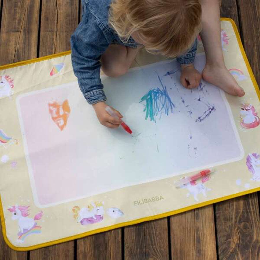 Vandtegnemåtte i Unicorn Shores