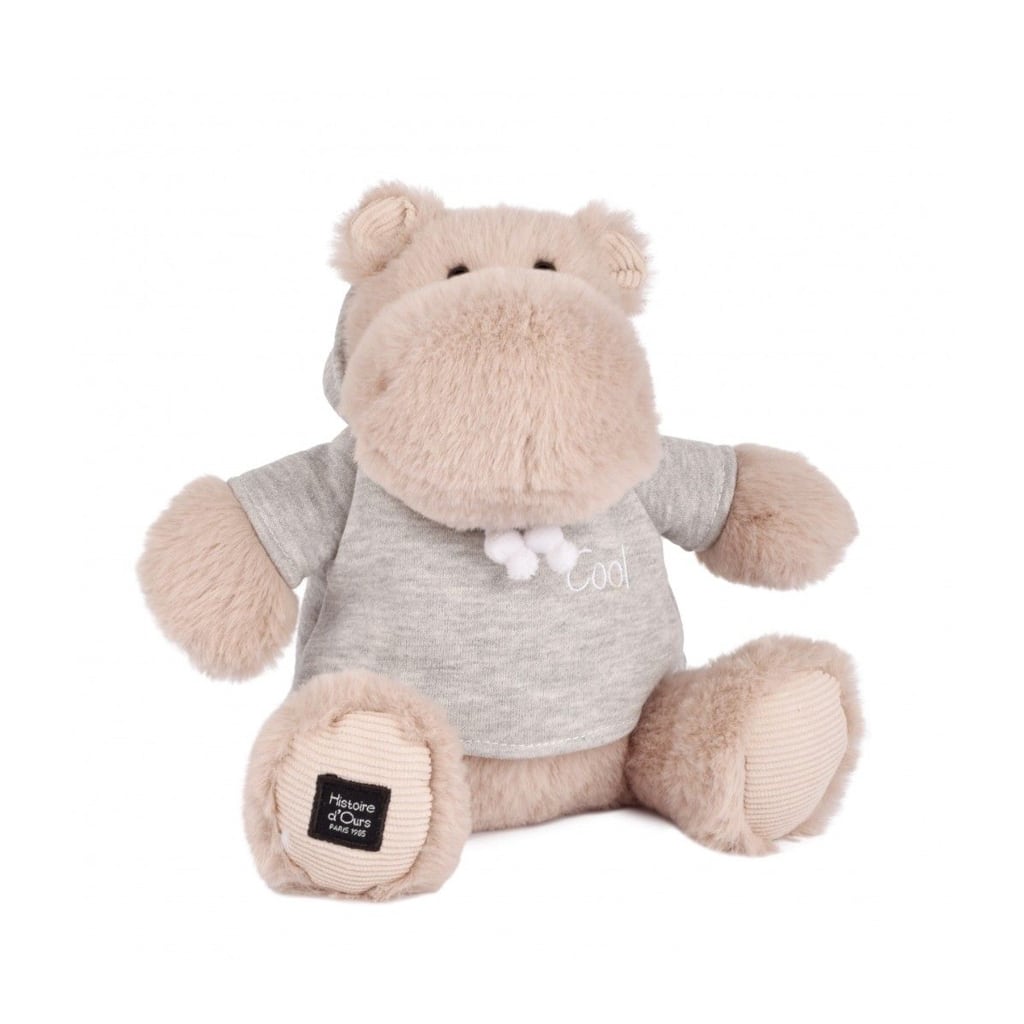 Flodhest med Hoodie (20 cm)