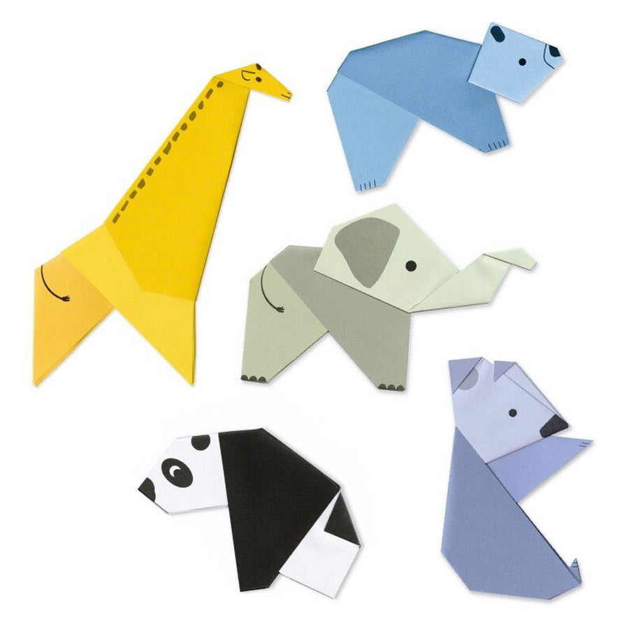 Første Papir Foldning "1,2,3 Fold"