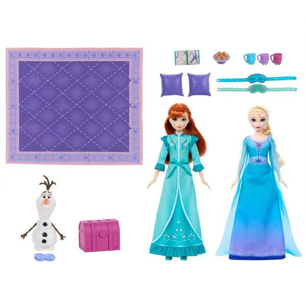 Frozen Anna og Elsa Dukker med Olaf