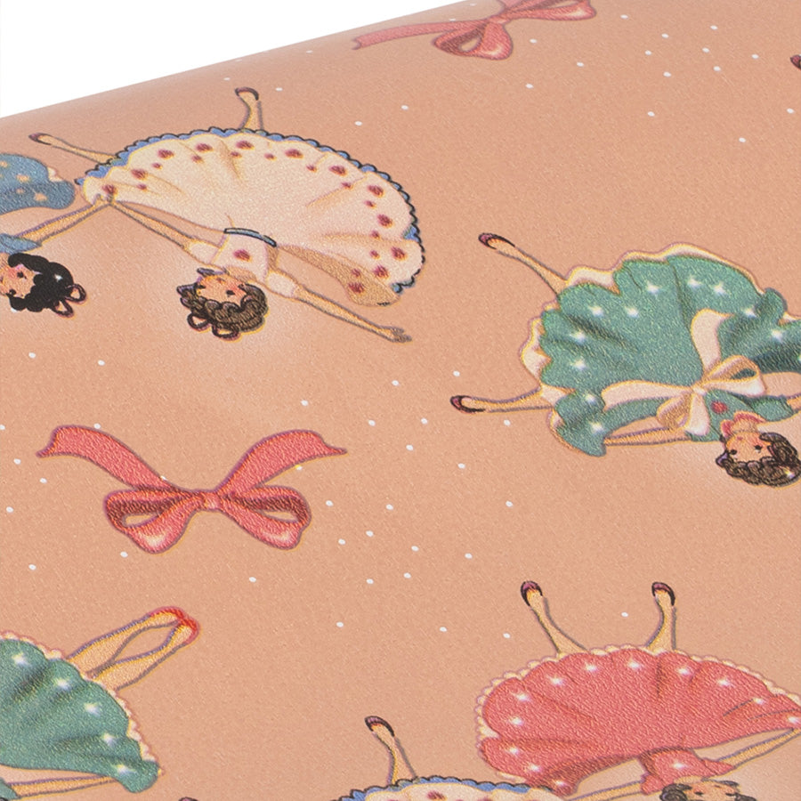 Gavepapir i Bow Ballerina Blush