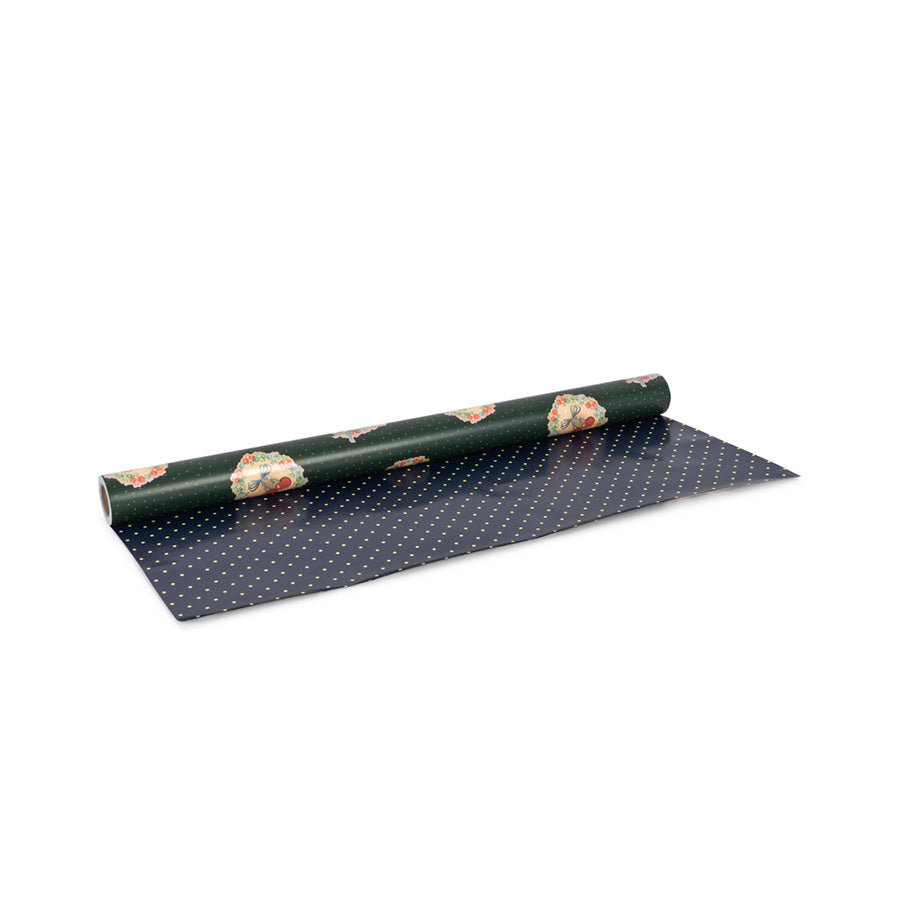 Gavepapir i Deer Diary Green