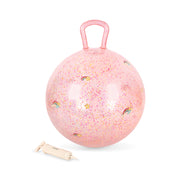 Glitter Hoppebold med Regnbue