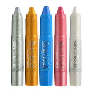 Grim Tout Ansigtsmaling, 5 stk - Metallic