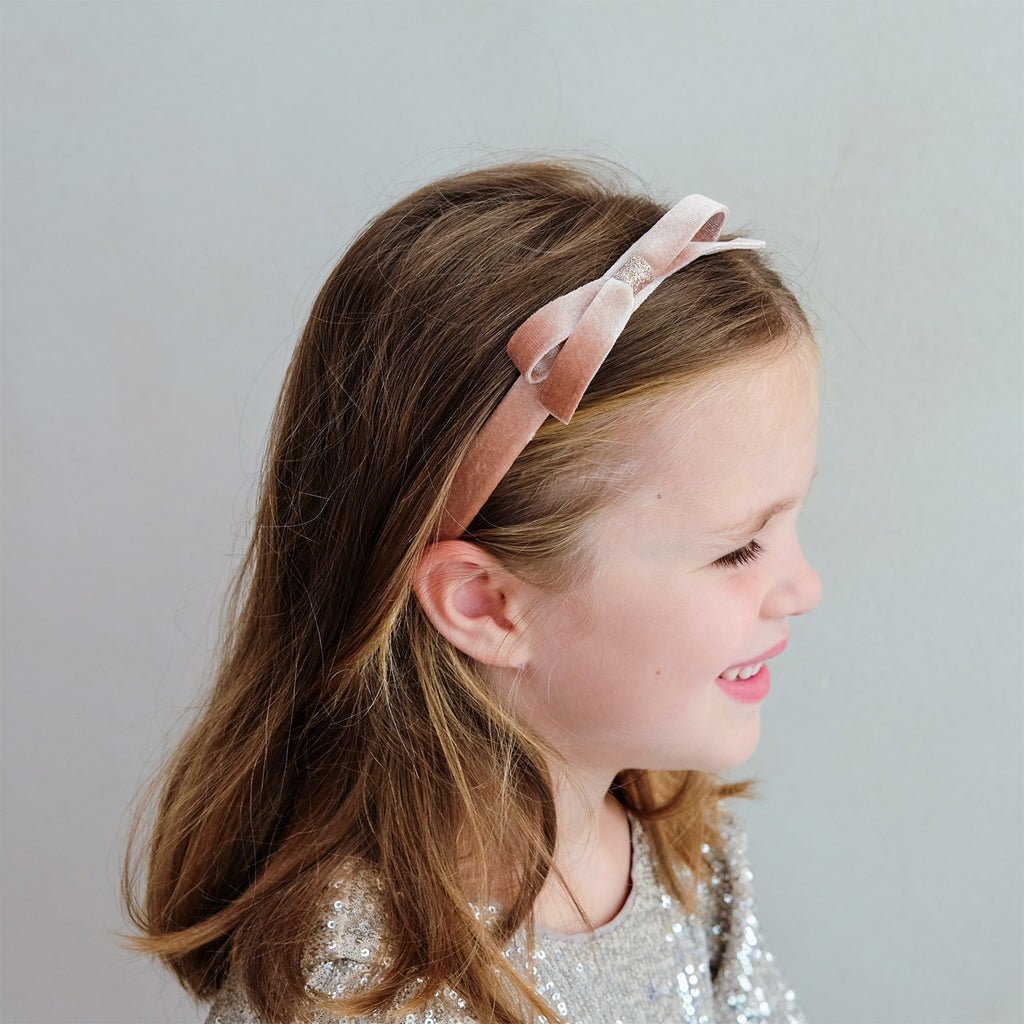 Hårbøjle Pink Violet Bow