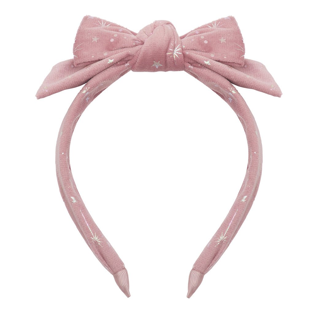 Hårbøjle Velvet Starry Edie Bow