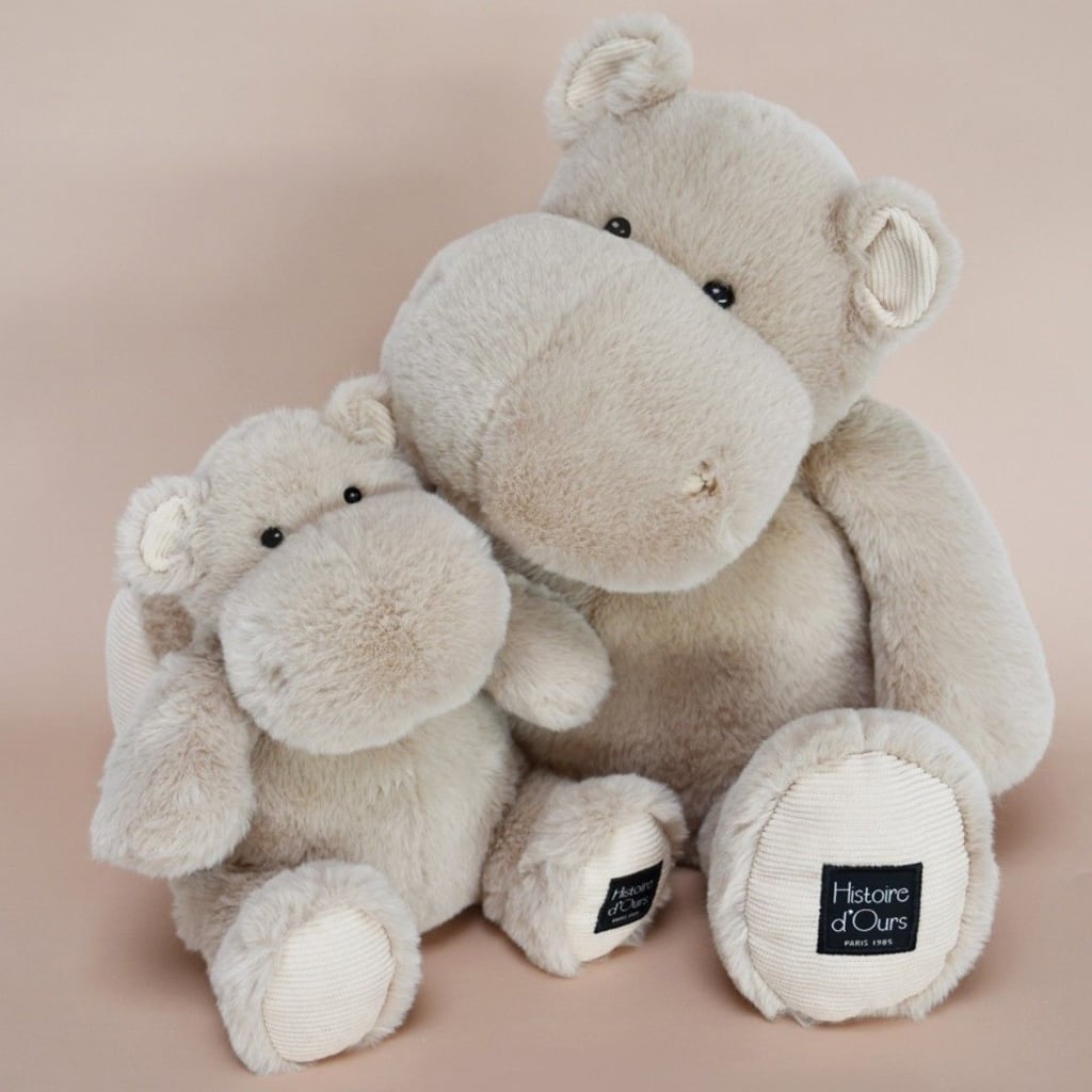 Hip'cool Flodhest Sand (40 cm) fra Doudou et Compagnie