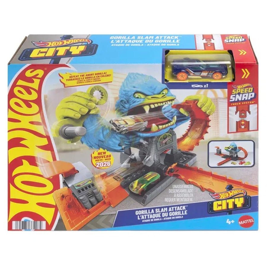 Hot Wheels City Nemesis Gorilla Garage Attack