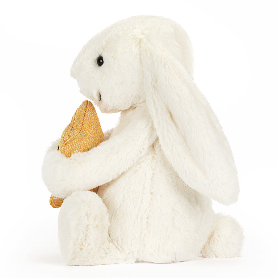 Jellycat Cream kanin Med Stjerne