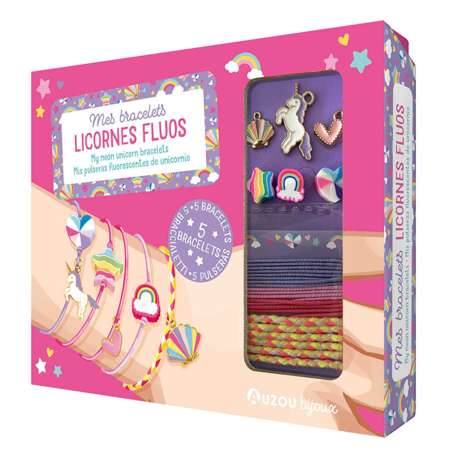 Jewellery Factory, Enhjørning Armbånd i Neon