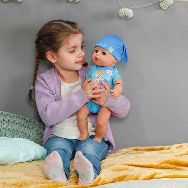 Jonas Dukke Click og Play (43cm)