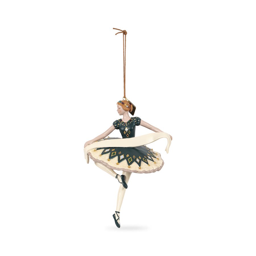 Juleophæng med Ballerina i Harlekin Multi