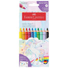 Faber-Castell Jumbo Grib Akvarel Trekants 8 + 2 Sparkle