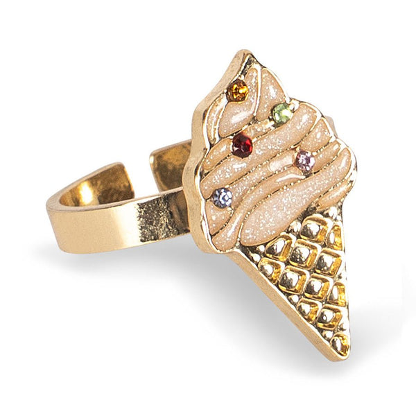 Gold Kitty Sweet Ringsæt (6 stk)