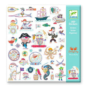 Klistermærker med Piratangreb