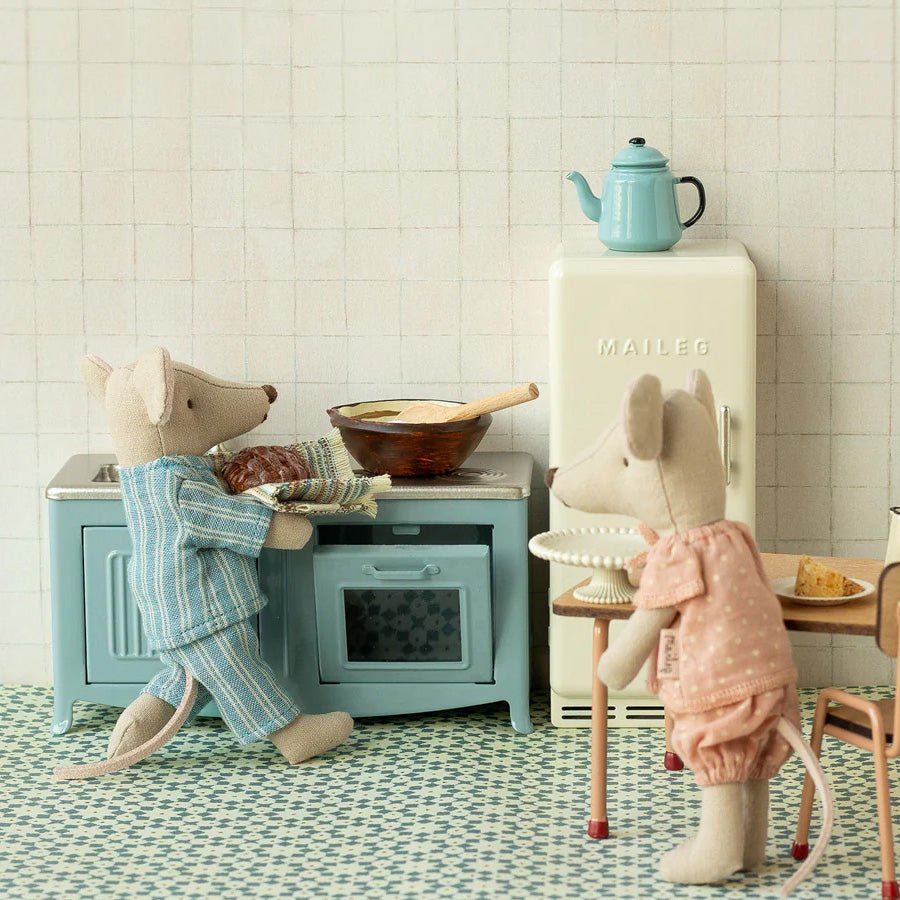 Køkken til Maileg Mus i Blå